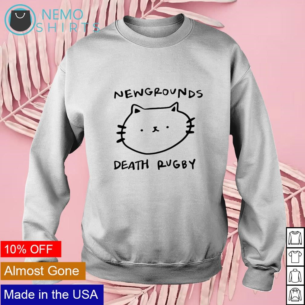 Newgrounds death rugby cat - Adult & Kids T-Shirts, Sweatshirts & Hoodies apparel design preview 3