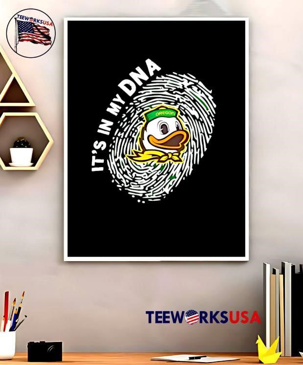 Oregon Ducks in my DNA design - Adult & Kids T-Shirts, Sweatshirts & Hoodies apparel design preview 5