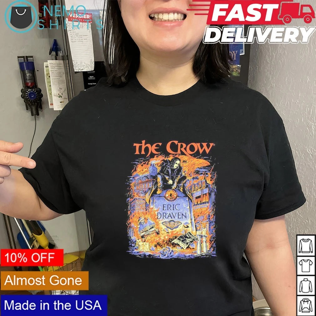 The Crow Eric Draven Devil's Night Brandon Lee - Adult & Kids T-Shirts, Sweatshirts & Hoodies apparel design preview 2