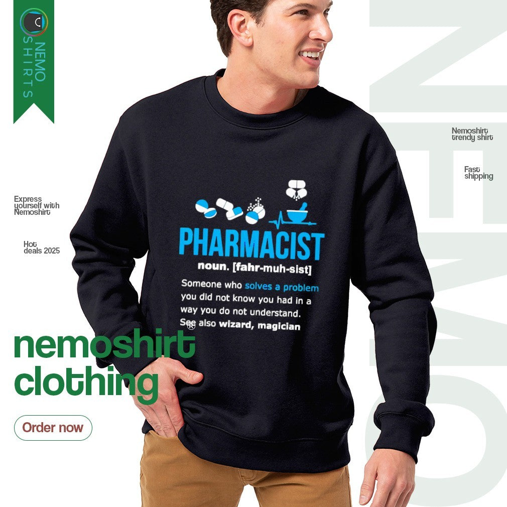 Pharmacist definition pharmacy - Adult & Kids T-Shirts, Sweatshirts & Hoodies apparel design preview 4