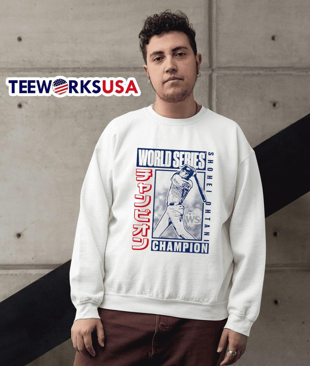 Angeles Dodgers Shohei Ohtani 2024 World Series - Adult & Kids T-Shirts, Sweatshirts & Hoodies apparel design preview 3