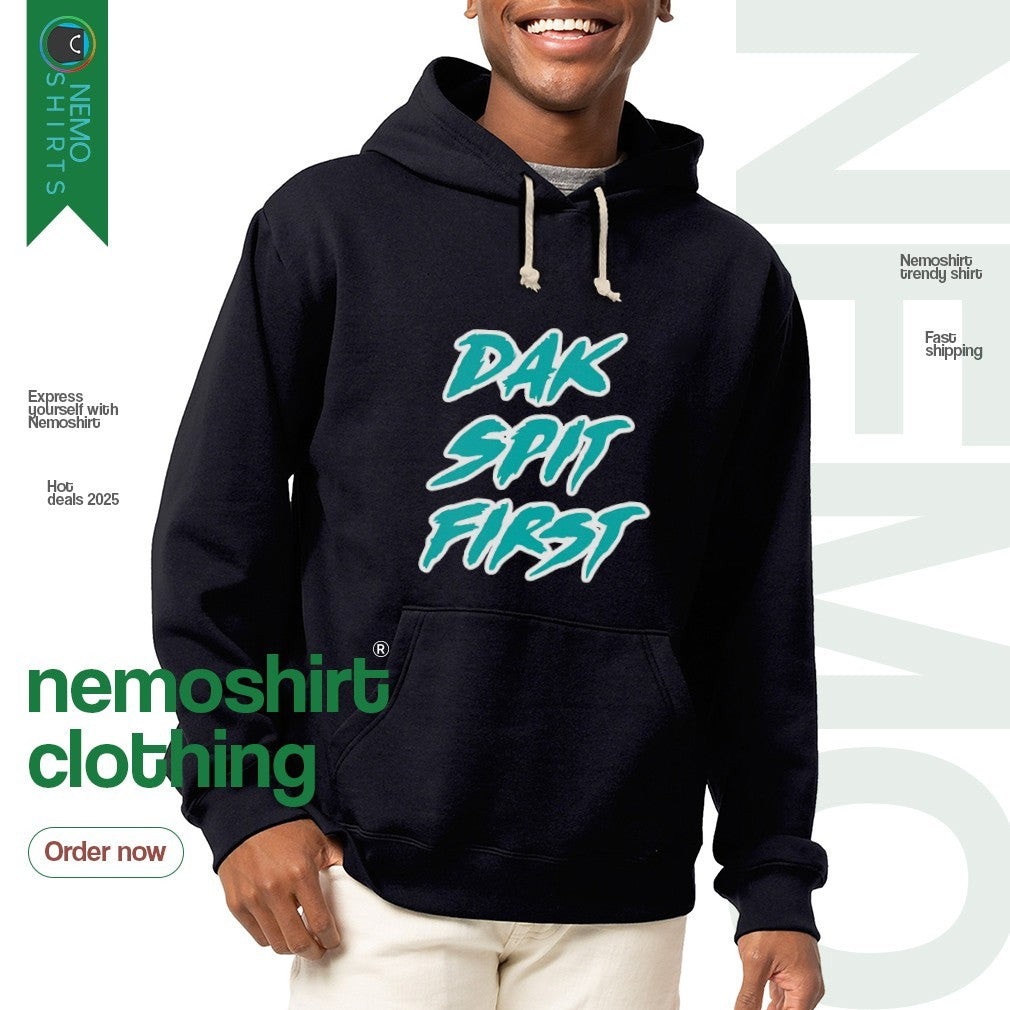 Dak spit first Philadelphia Eagles - Adult & Kids T-Shirts, Sweatshirts & Hoodies apparel design preview 2