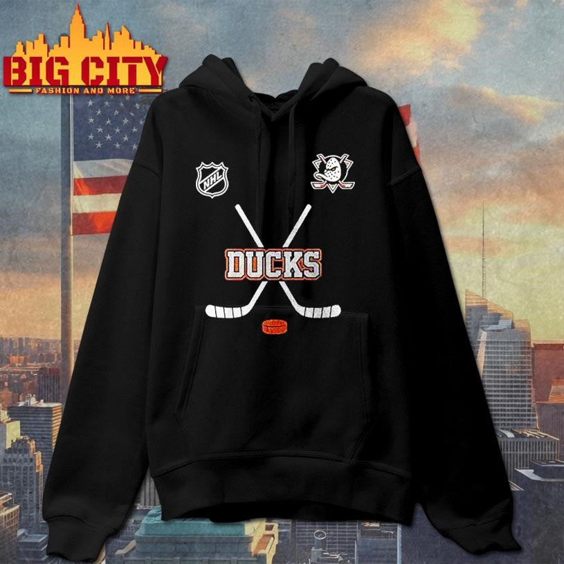 Anaheim Ducks X Motorcyles Harley Davidson Skeleton - Adult & Kids T-Shirts, Sweatshirts & Hoodies apparel design preview 2