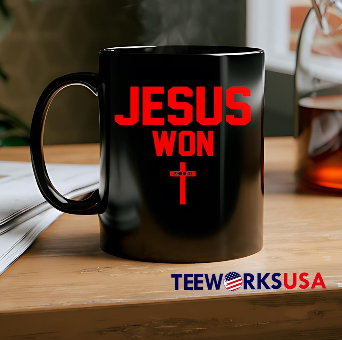 Jesus Won Ohio For Women Gift - Adult & Kids T-Shirts, Sweatshirts & Hoodies apparel design preview 2