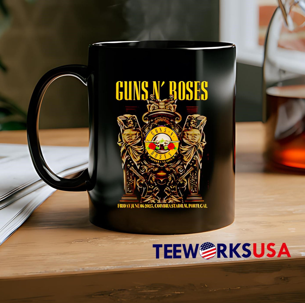 Guns N' Roses Coimbra Stadium Concert 2025 - Adult & Kids T-Shirts, Sweatshirts & Hoodies apparel design preview 2