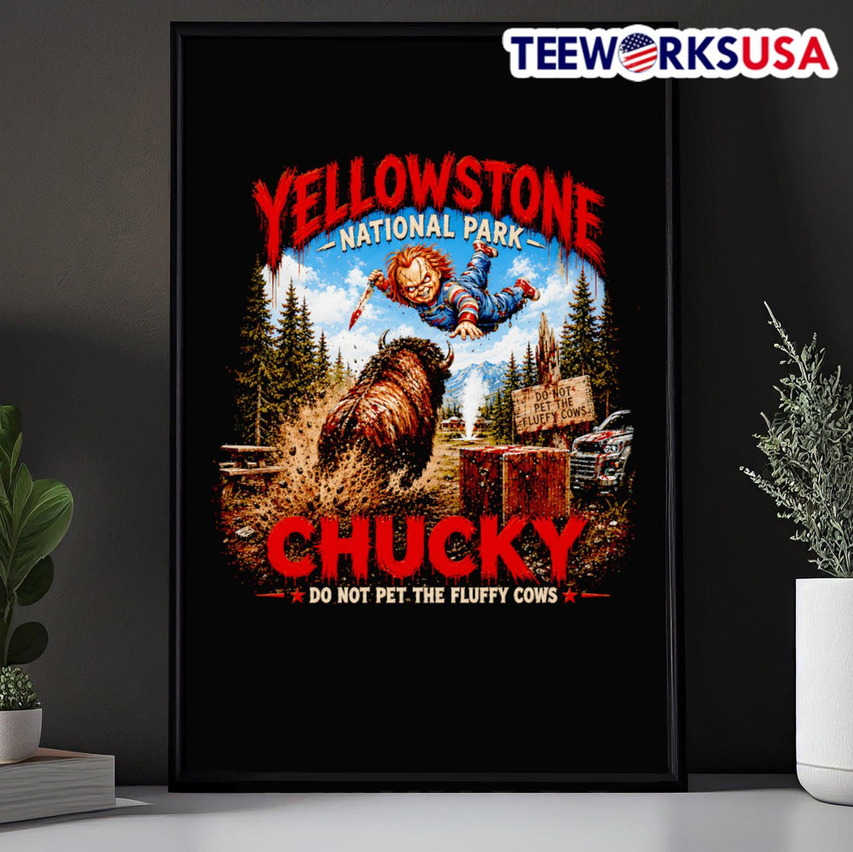 National Park Chucky - Adult & Kids T-Shirts, Sweatshirts & Hoodies apparel design preview 5
