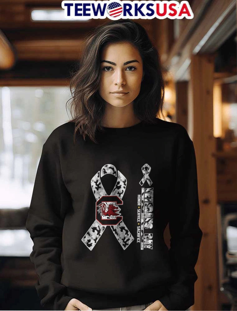 South Carolina Gamecocks x Veterans Day - Adult & Kids T-Shirts, Sweatshirts & Hoodies apparel design preview 7