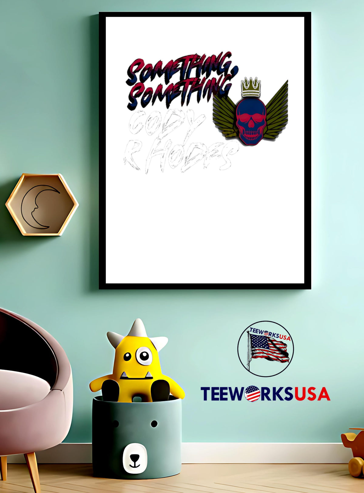Something Cody Rhodes Wrestlemania - Adult & Kids T-Shirts, Sweatshirts & Hoodies apparel design preview 3