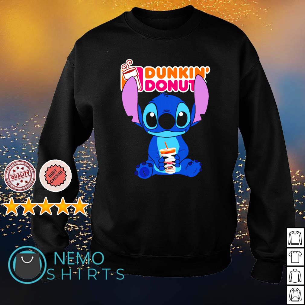 Stitch drinking Dunkin' Donuts - Adult & Kids T-Shirts, Sweatshirts & Hoodies product image 4