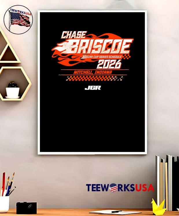 Chase Briscoe Nascar Cup Series Schedule 2026 - Adult & Kids T-Shirts, Sweatshirts & Hoodies apparel design preview 5