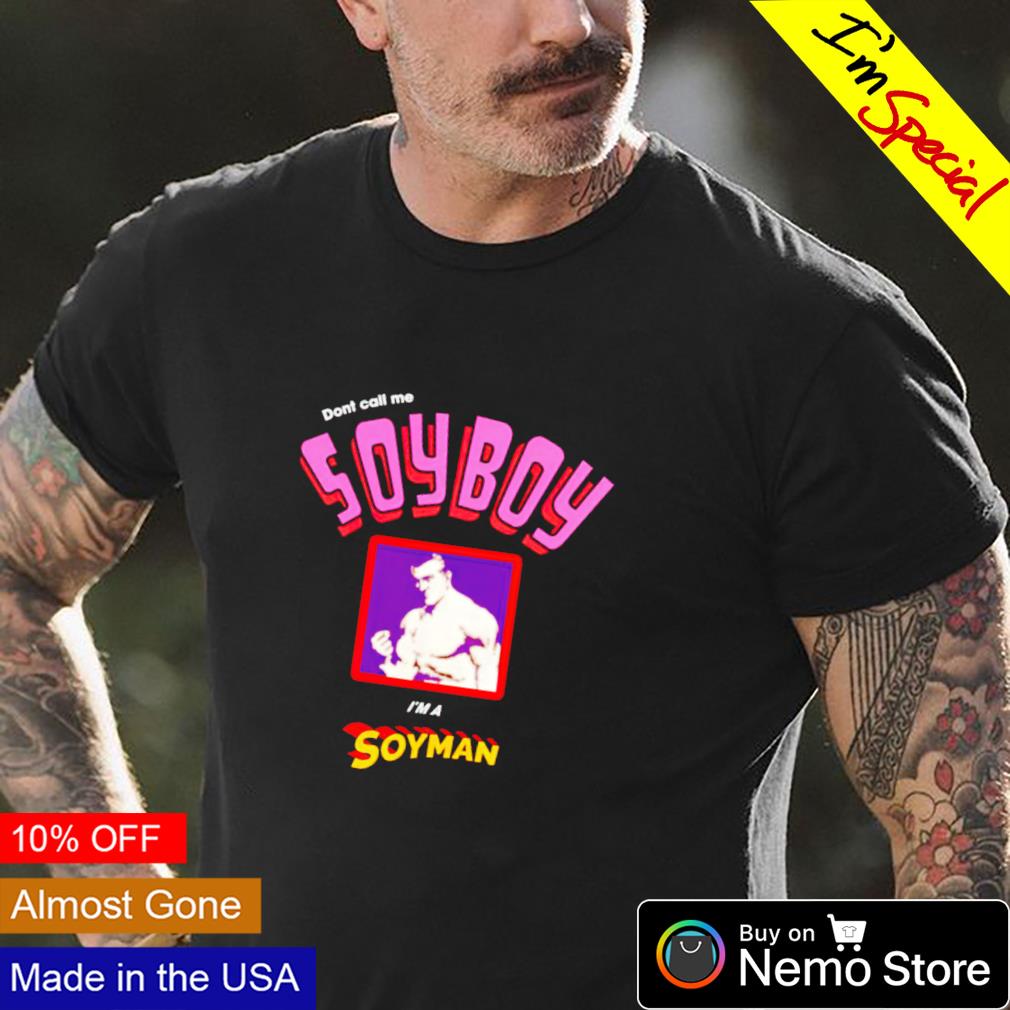 Don't call me soyboy I'm a soyman - Adult & Kids T-Shirts, Sweatshirts & Hoodies apparel design preview 4
