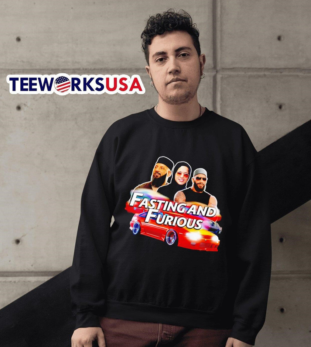 Fasting and furious funny - Adult & Kids T-Shirts, Sweatshirts & Hoodies apparel design preview 6