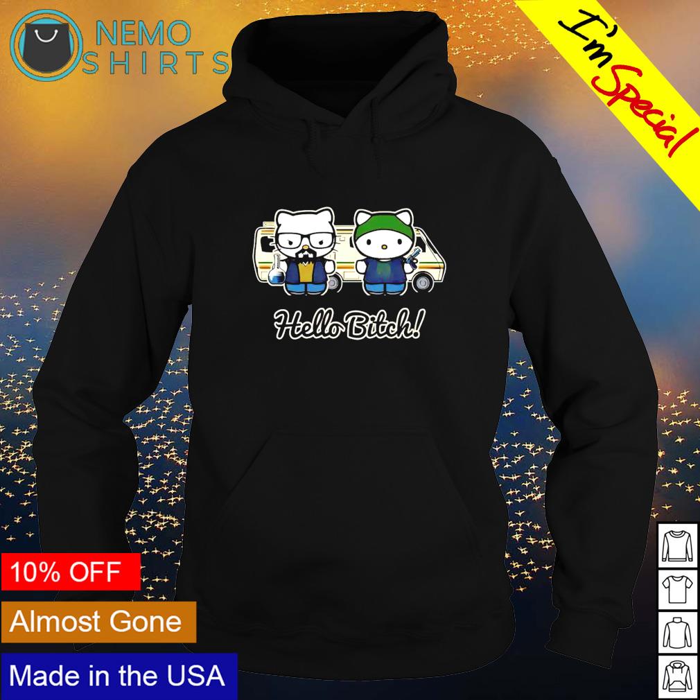 Kitty hello bitch - Adult & Kids T-Shirts, Sweatshirts & Hoodies apparel design preview 2