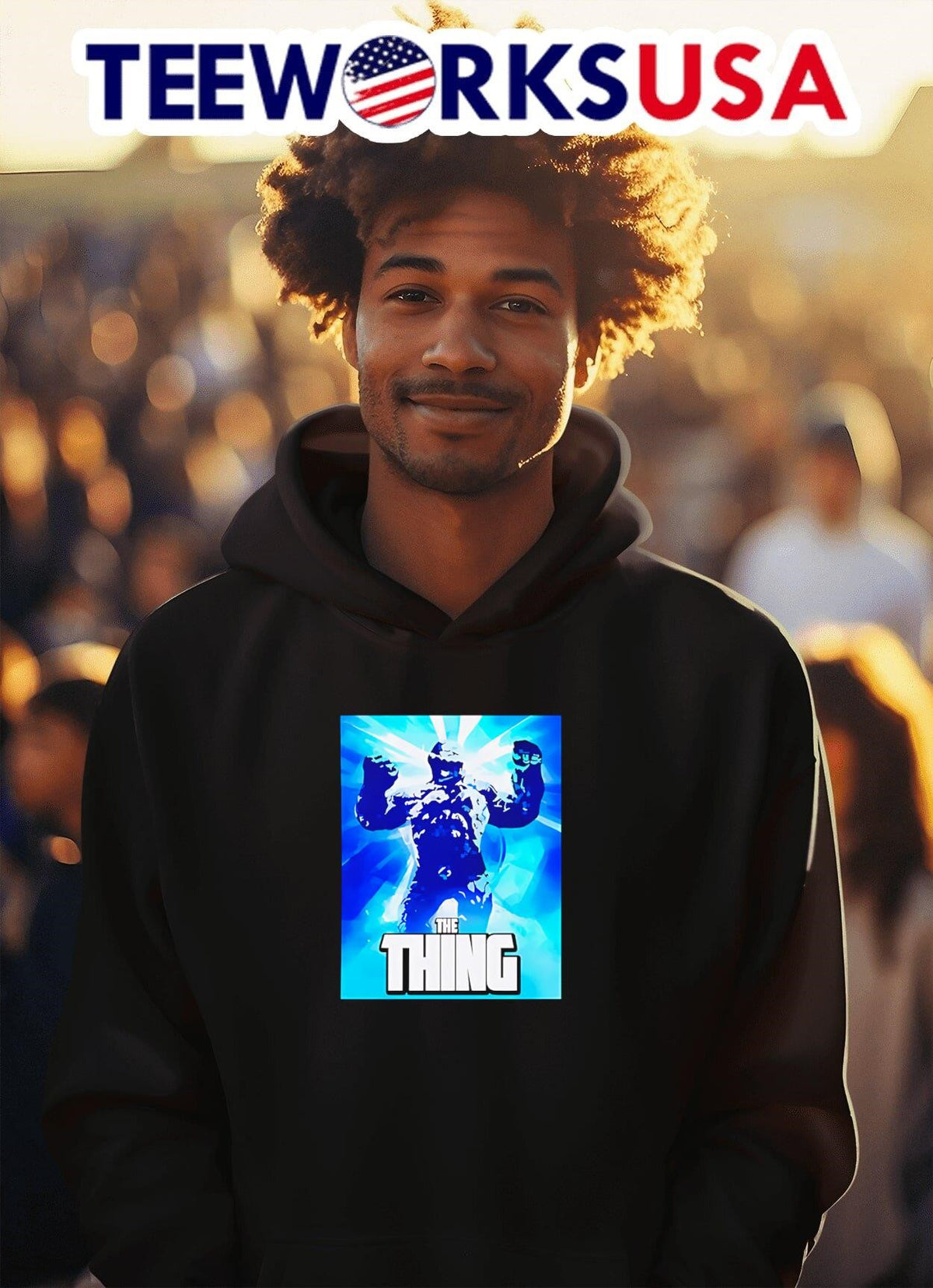 The Thing South Pole Clobberin' Time - Adult & Kids T-Shirts, Sweatshirts & Hoodies apparel design preview 2