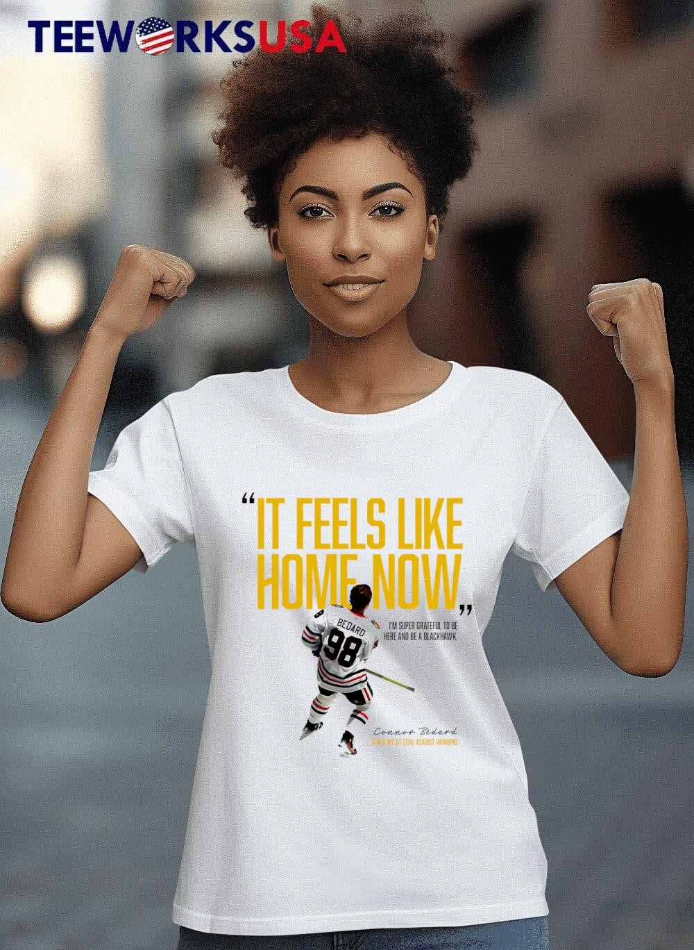 Chicago Blackhawks It Feels Like Home Now - Adult & Kids T-Shirts, Sweatshirts & Hoodies apparel design preview 8