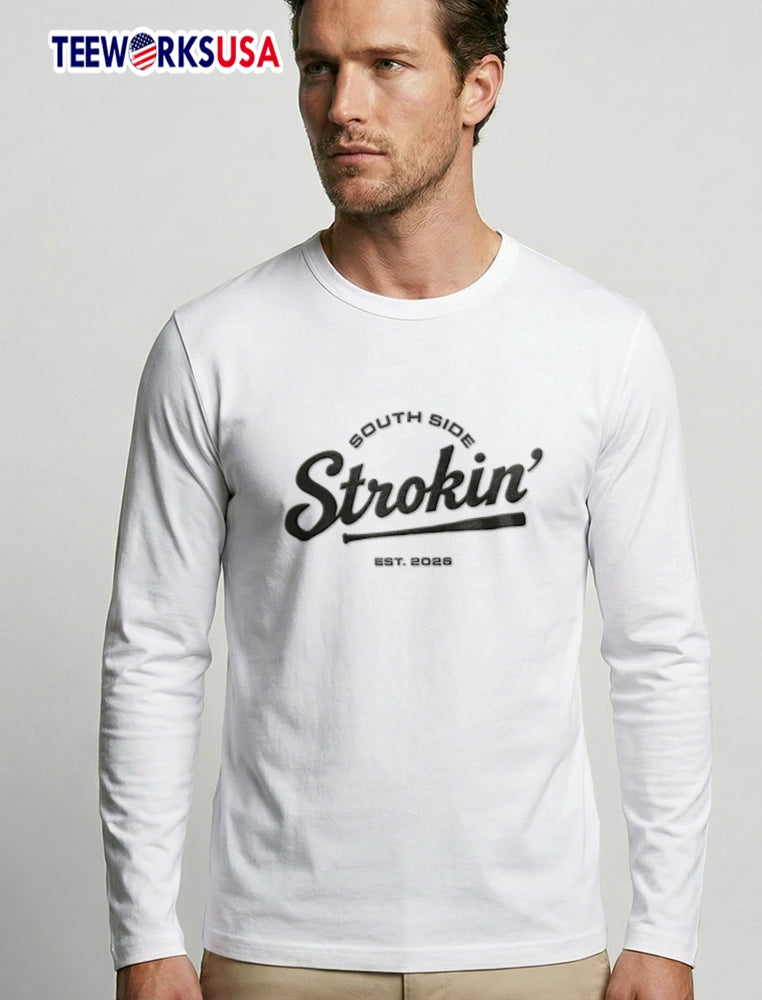 South Side Strokin baseball Est 2026 - Adult & Kids T-Shirts, Sweatshirts & Hoodies apparel design preview 3