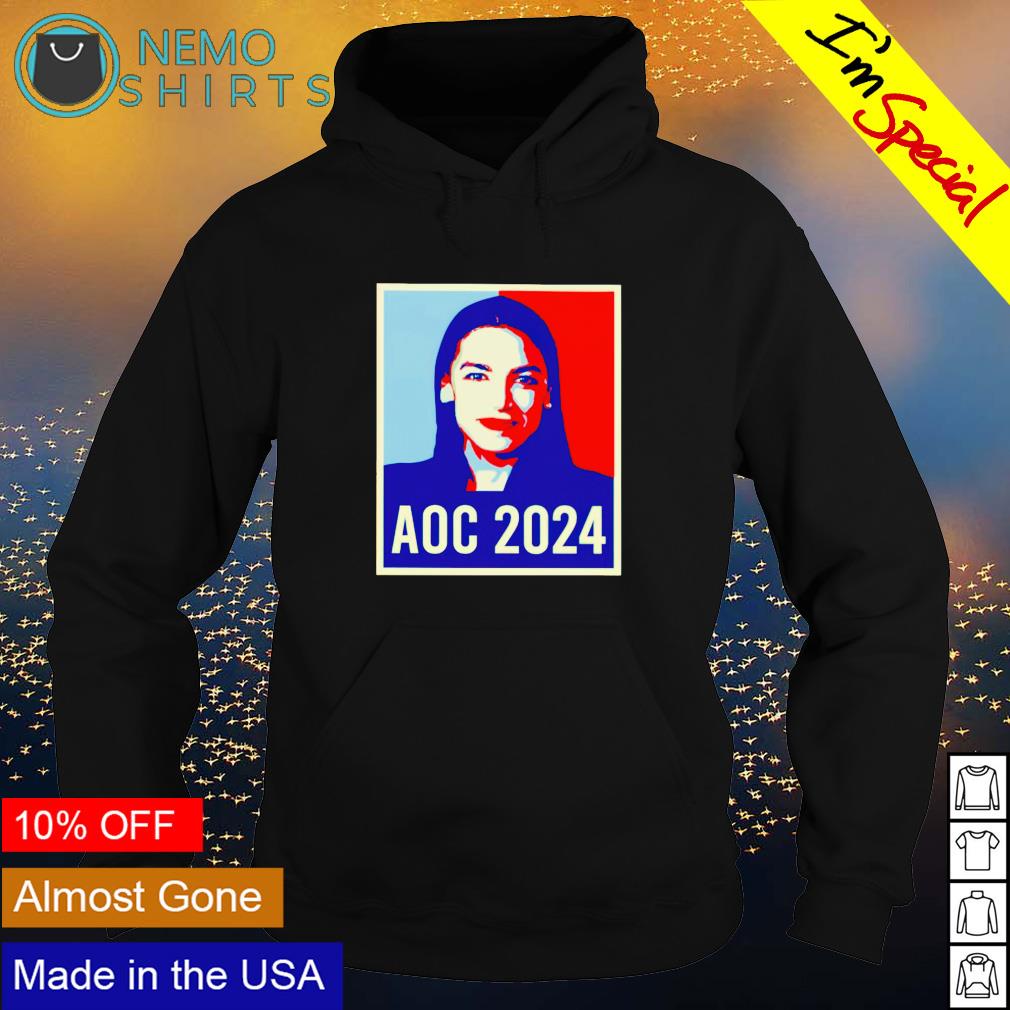 Alexandria Ocasio-Cortez AOC 2024 - Adult & Kids T-Shirts, Sweatshirts & Hoodies apparel design preview 2