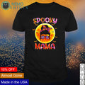 Spooky mama messy bun Halloween - Adult & Kids T-Shirts, Sweatshirts & Hoodies apparel design preview 1
