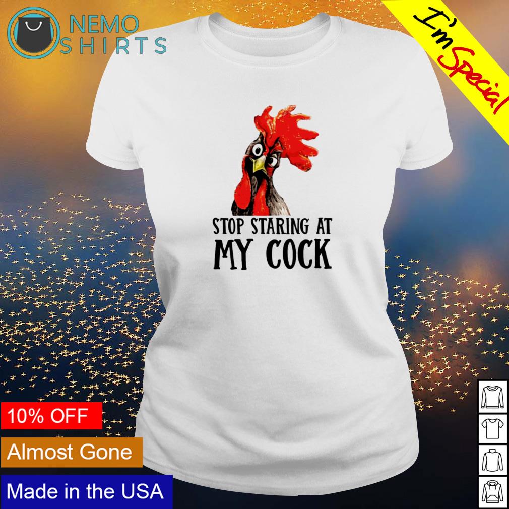 Chicken stop staring at my cook - Adult & Kids T-Shirts, Sweatshirts & Hoodies apparel design preview 3
