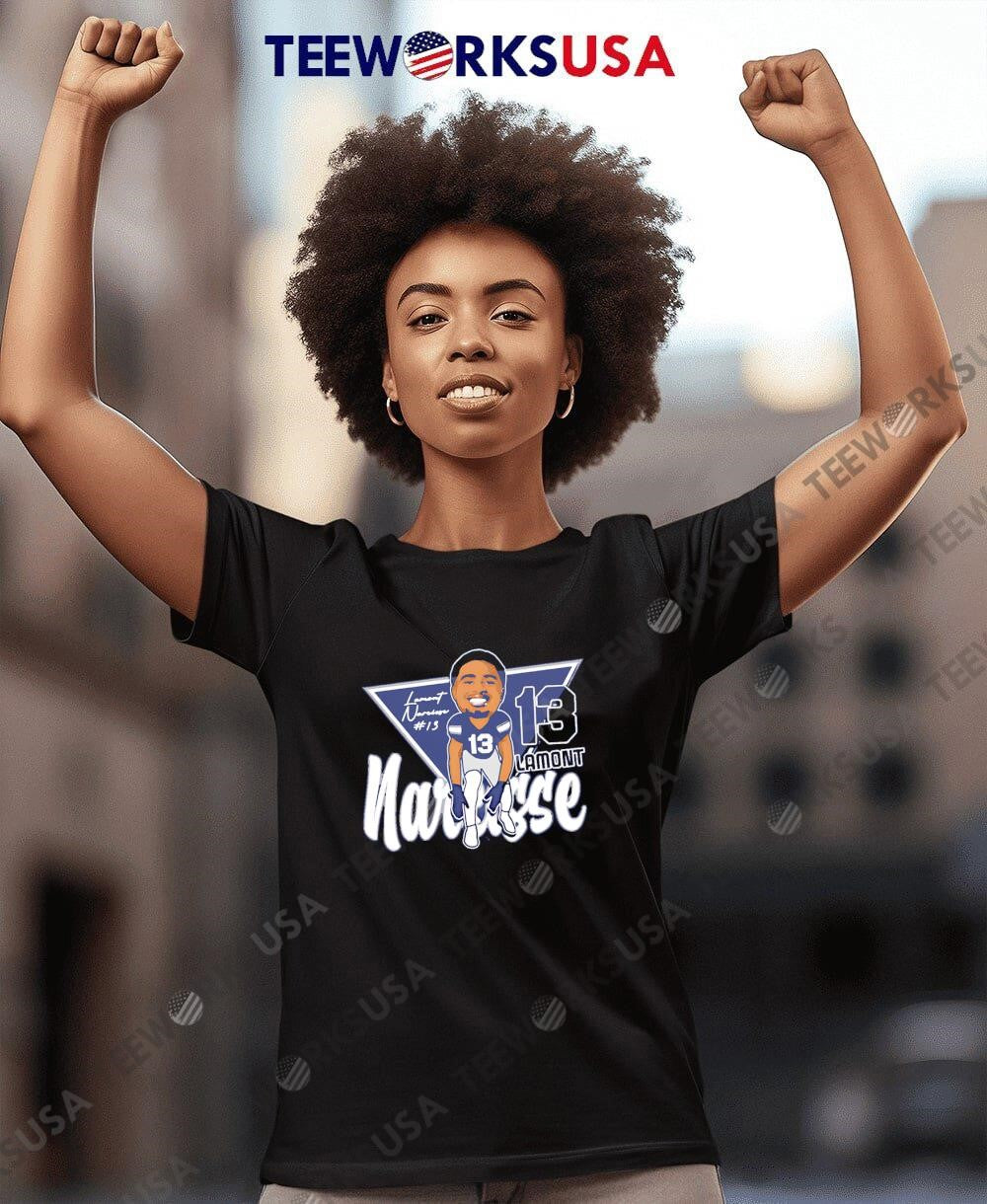 Lamont Narcisse 13 cartoon - Adult & Kids T-Shirts, Sweatshirts & Hoodies apparel design preview 4
