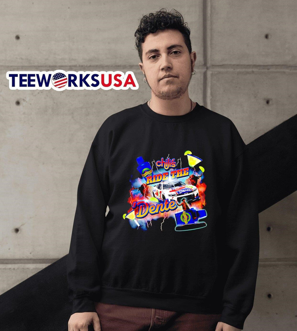 Chili's Ride The Dente - Adult & Kids T-Shirts, Sweatshirts & Hoodies apparel design preview 6
