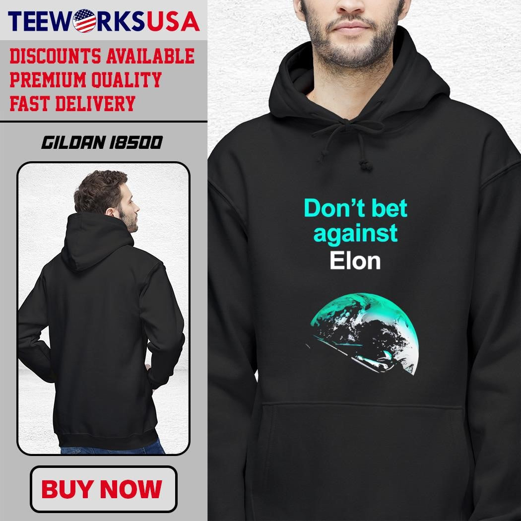 Steven Mark Ryan Don't Bet Against Elon - Adult & Kids T-Shirts, Sweatshirts & Hoodies apparel design preview 2