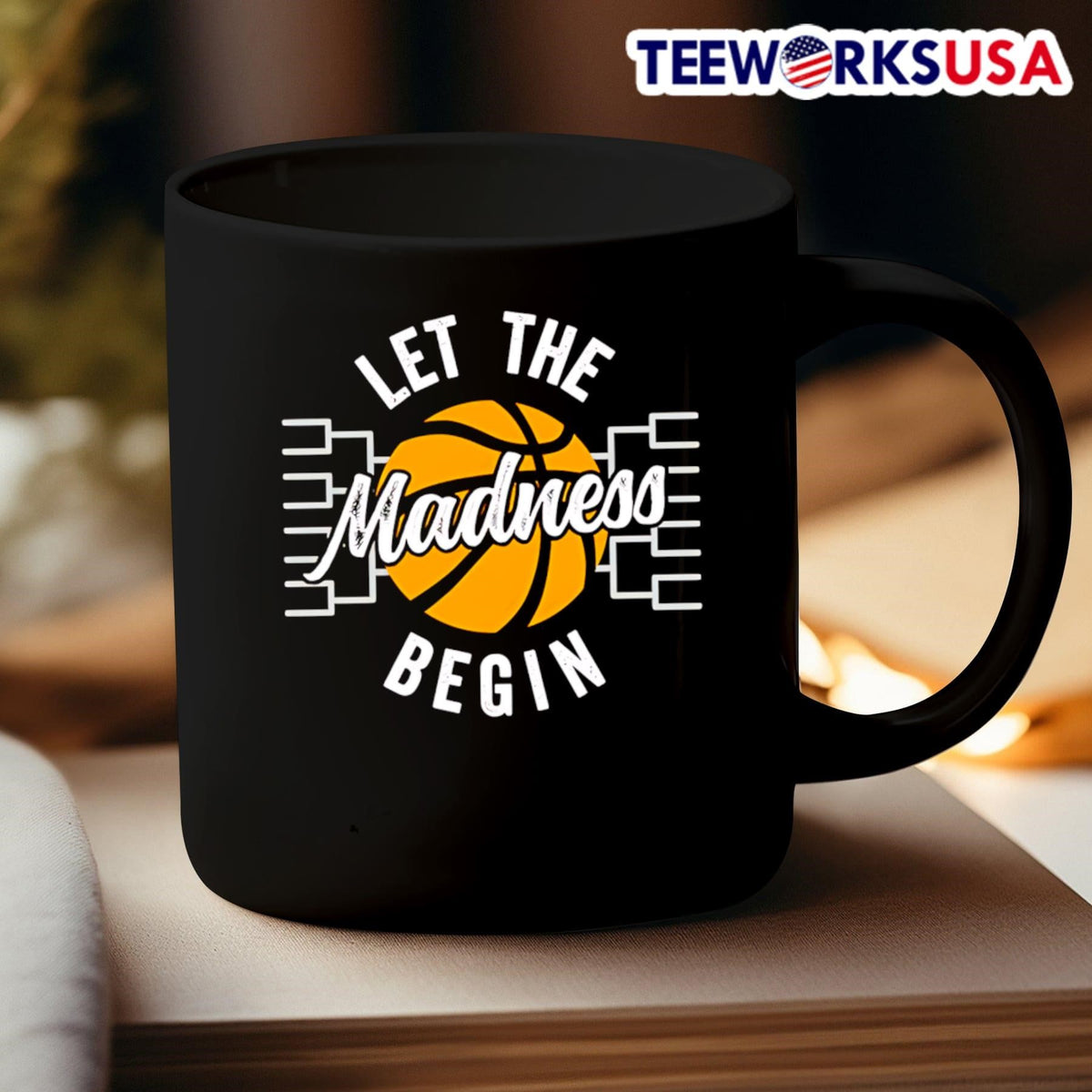 Let the Madness begin basketball March - Adult & Kids T-Shirts, Sweatshirts & Hoodies apparel design preview 3