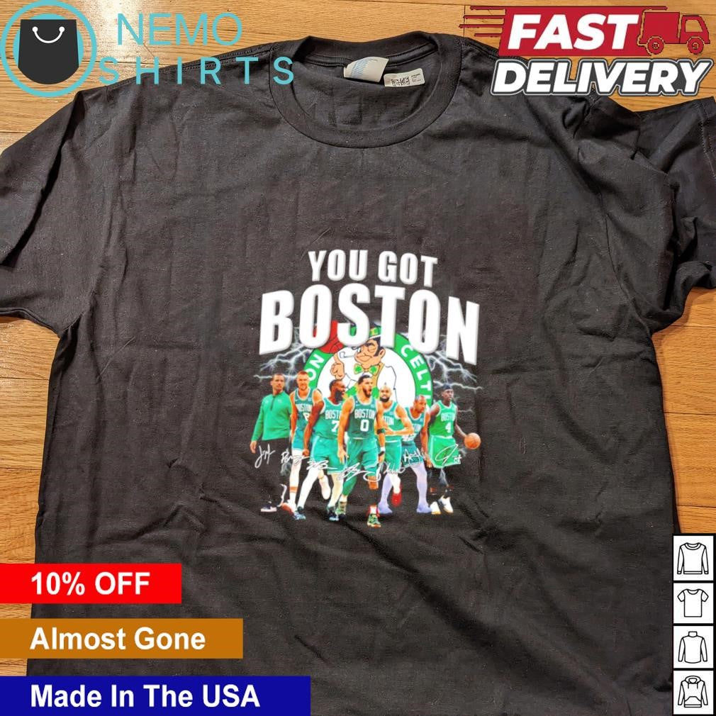 You got Boston Celtics men's basketball team - Adult & Kids T-Shirts, Sweatshirts & Hoodies apparel design preview 5