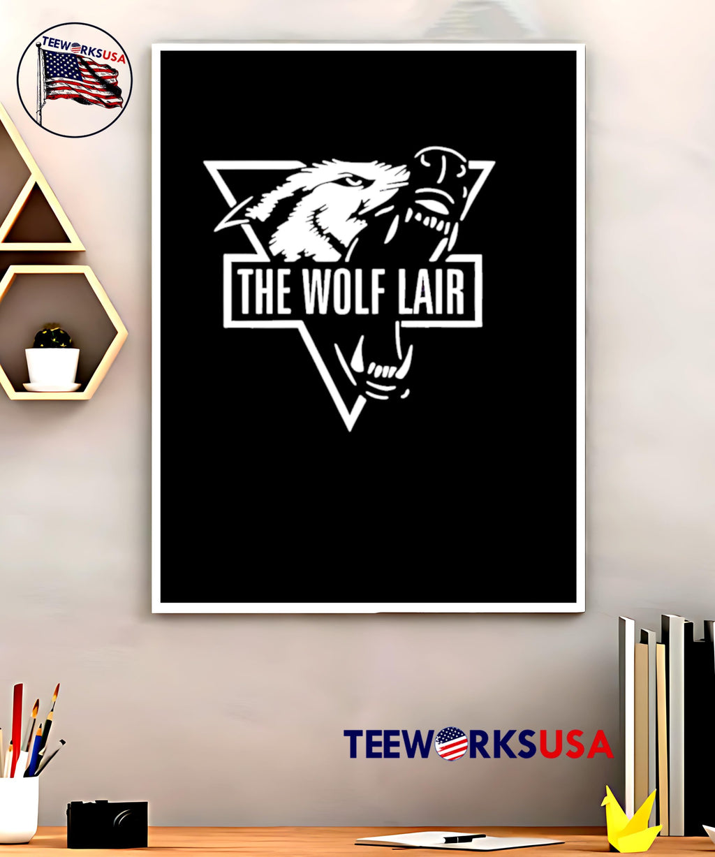 The Wolf Lair Classic - Adult & Kids T-Shirts, Sweatshirts & Hoodies apparel design preview 5