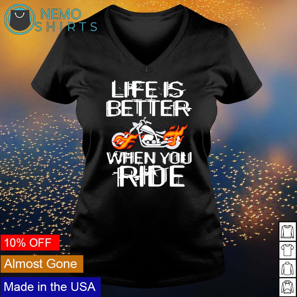 Life is better when you ride - Adult & Kids T-Shirts, Sweatshirts & Hoodies apparel design preview 5