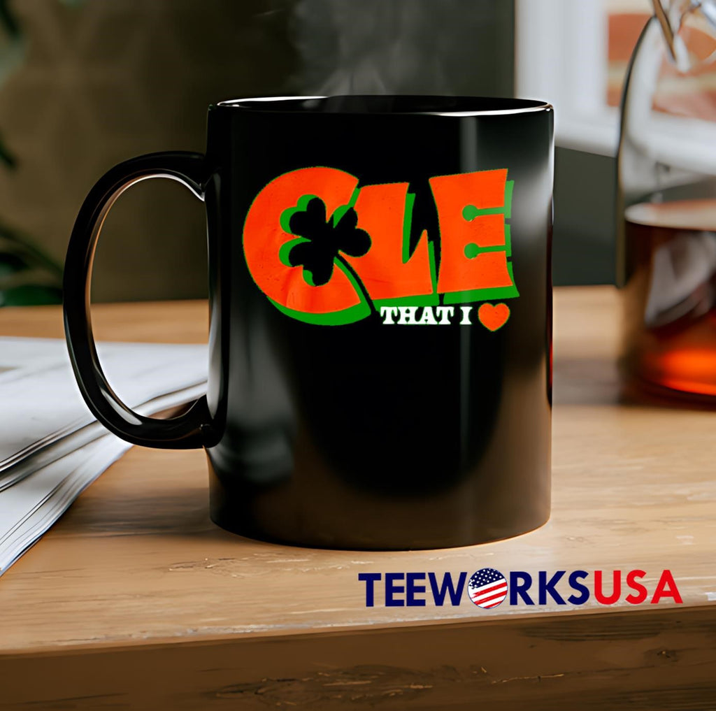 Cle That I Love Shamrock - Adult & Kids T-Shirts, Sweatshirts & Hoodies apparel design preview 2