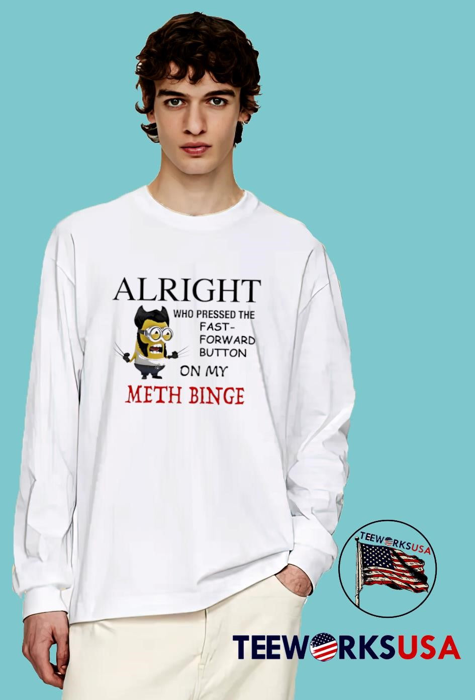 Alright Who Pressed The Fast Forward Button On My - Adult & Kids T-Shirts, Sweatshirts & Hoodies apparel design preview 4