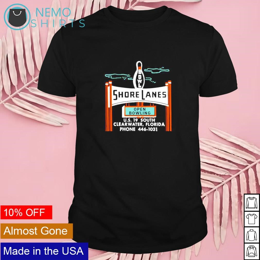 Shore Lanes open bowling Clearwater FL vintage alley - Adult & Kids T-Shirts, Sweatshirts & Hoodies apparel design preview 1