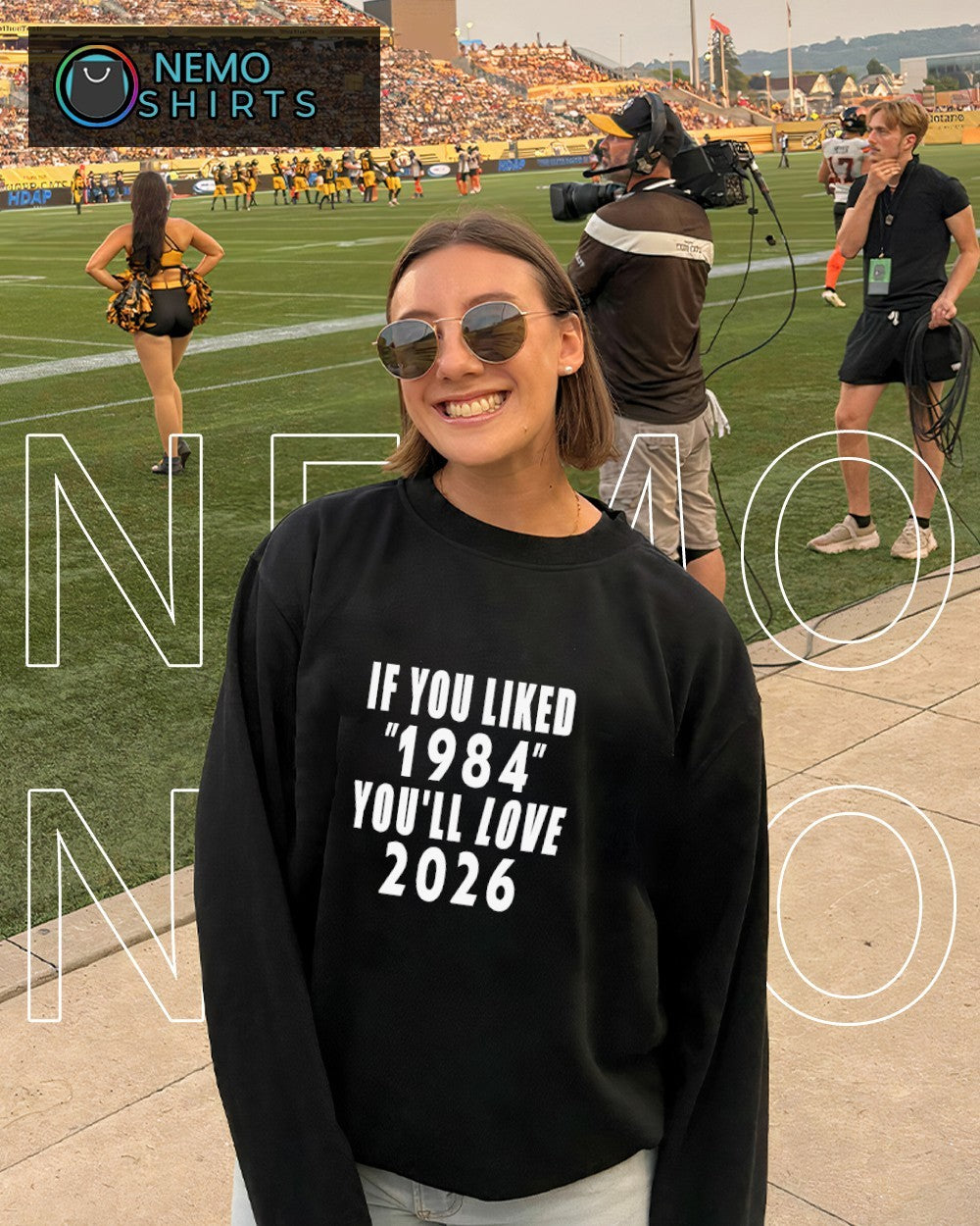 Winston Smith if you liked 1984 you'll love 2026 - Adult & Kids T-Shirts, Sweatshirts & Hoodies apparel design preview 4