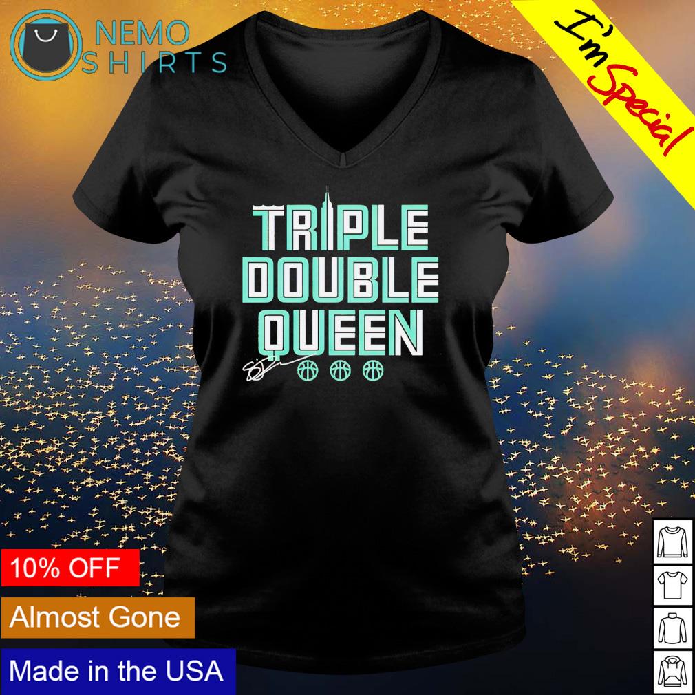 Sabrina Ionescu triple-double queen signature - Adult & Kids T-Shirts, Sweatshirts & Hoodies apparel design preview 5