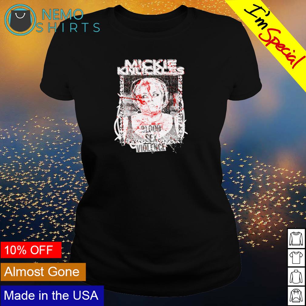 Mickie Knuckles blood sex violence - Adult & Kids T-Shirts, Sweatshirts & Hoodies apparel design preview 3