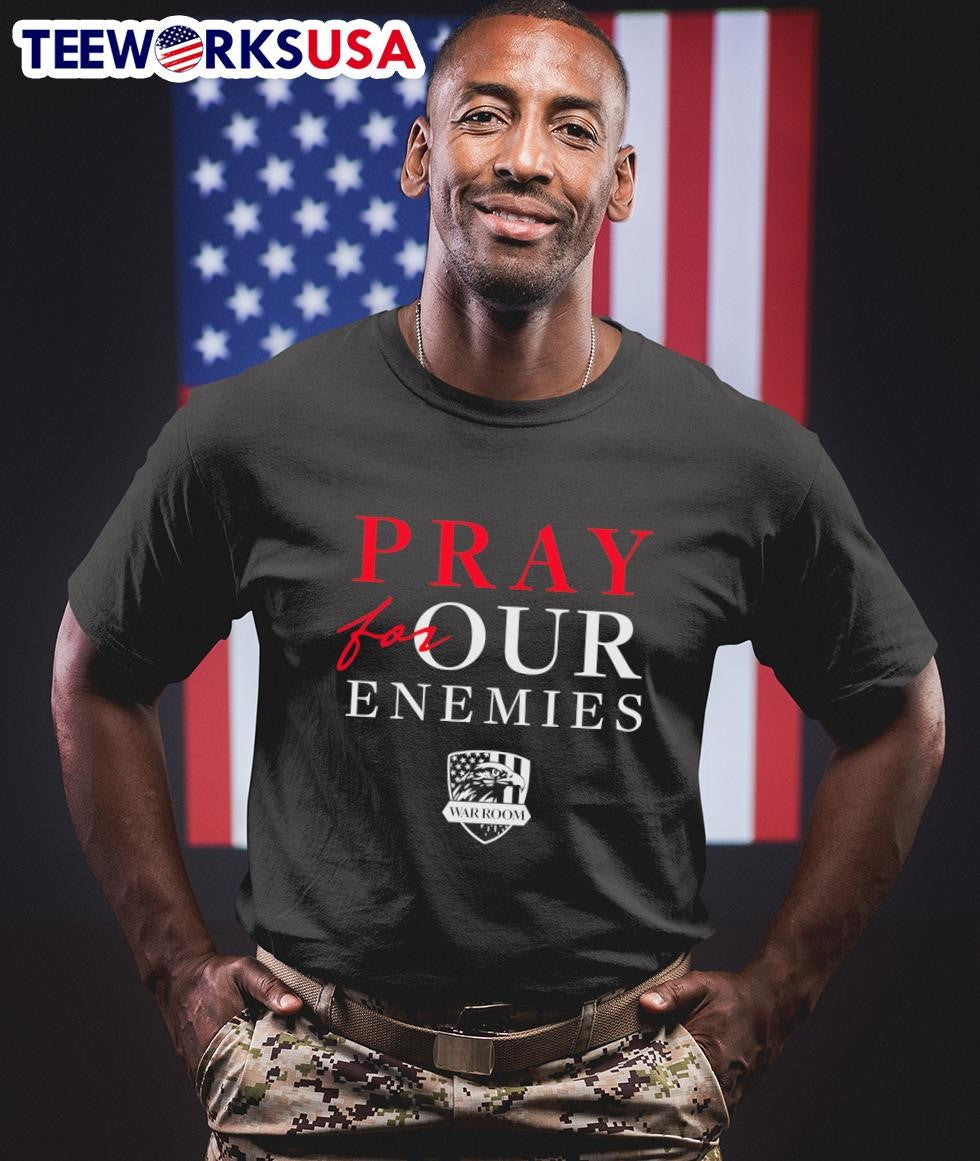 Pray For Our Enemies - Adult & Kids T-Shirts, Sweatshirts & Hoodies apparel design preview 1