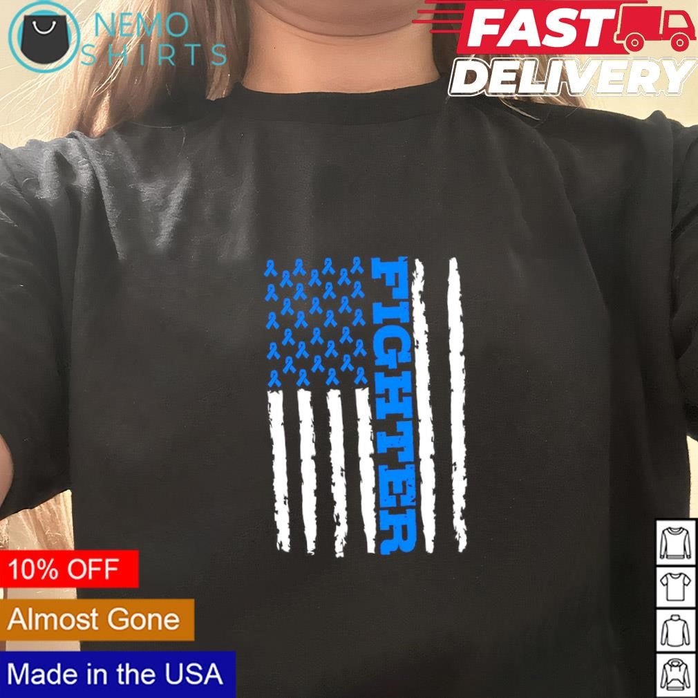 Diabetes awareness fighter USA flag - Adult & Kids T-Shirts, Sweatshirts & Hoodies apparel design preview 3