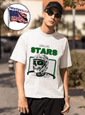 Dallas Stars Stanley Cup Playoffs 2024 skull - Adult & Kids T-Shirts, Sweatshirts & Hoodies apparel design preview 1