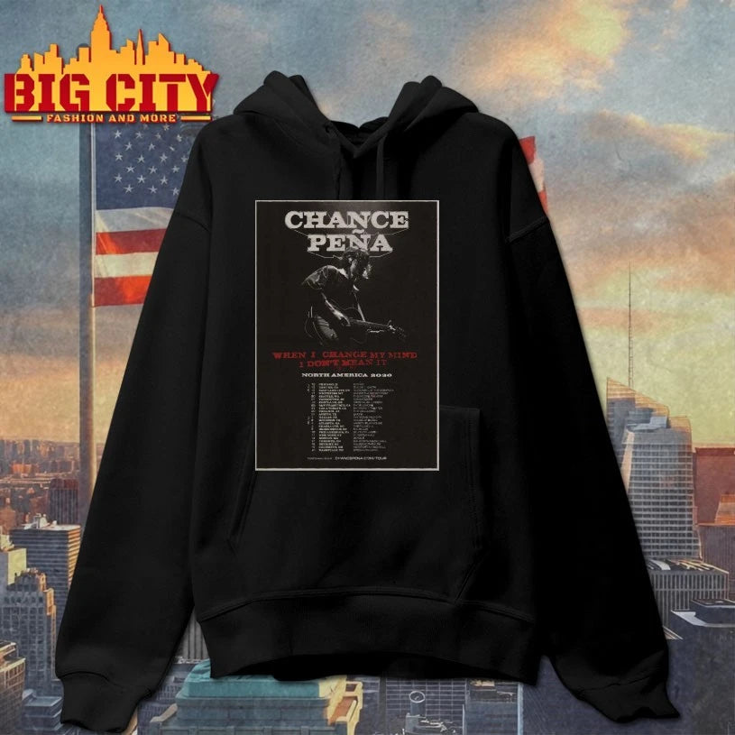 Chance Pena North America Tour 2026 Poster - Adult & Kids T-Shirts, Sweatshirts & Hoodies apparel design preview 2