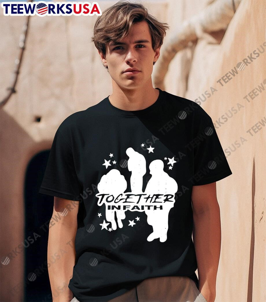 Together In Faith graphic retro - Adult & Kids T-Shirts, Sweatshirts & Hoodies apparel design preview 1