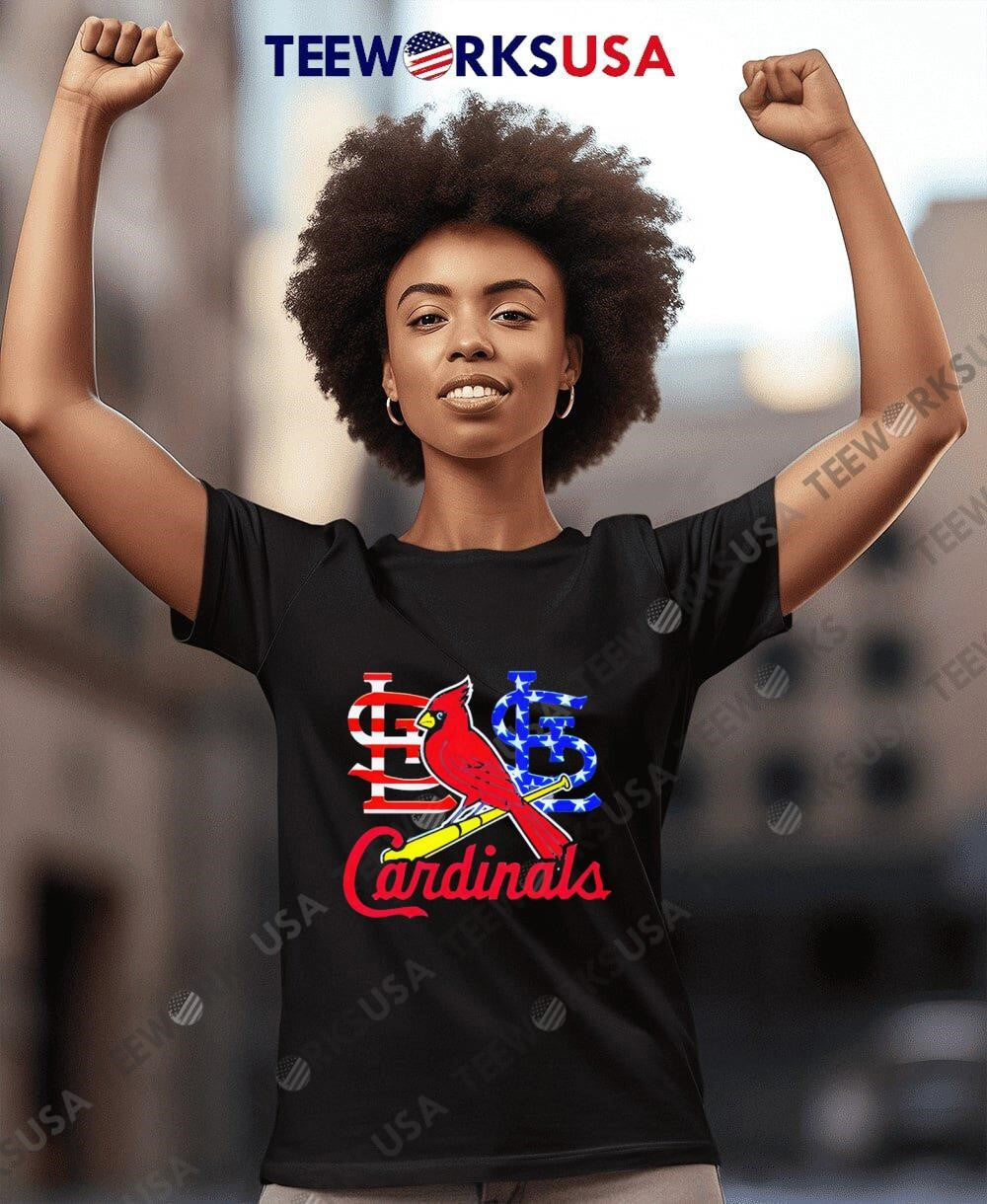St. louis cardinals 4th of july 2024 - Adult & Kids T-Shirts, Sweatshirts & Hoodies apparel design preview 4