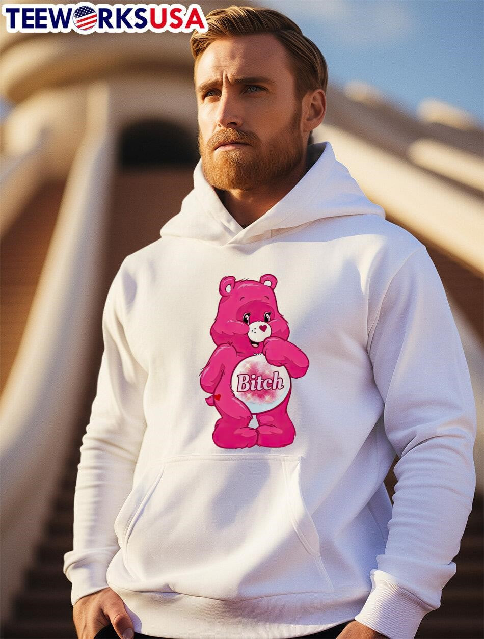 Bear Bitch pink - Adult & Kids T-Shirts, Sweatshirts & Hoodies apparel design preview 2