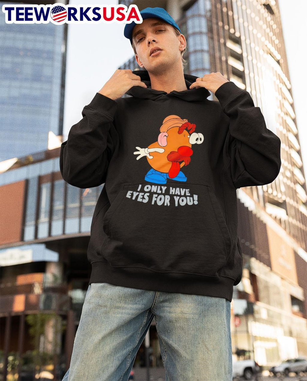 I Only Have Eyes for You - Adult & Kids T-Shirts, Sweatshirts & Hoodies apparel design preview 3