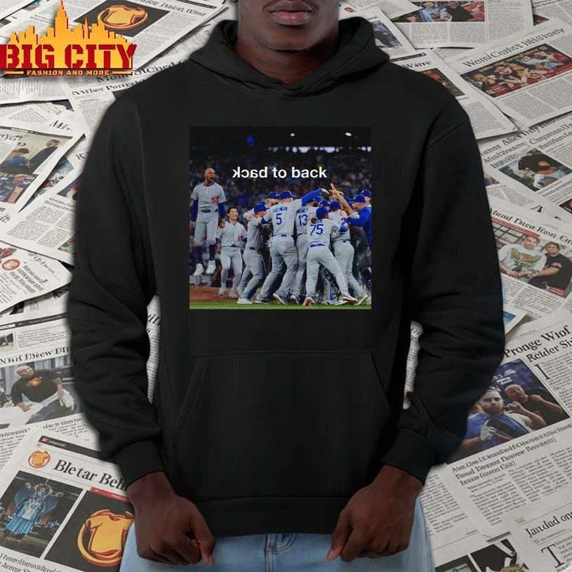 Back to Los Angeles Champions Photo - Adult & Kids T-Shirts, Sweatshirts & Hoodies apparel design preview 2