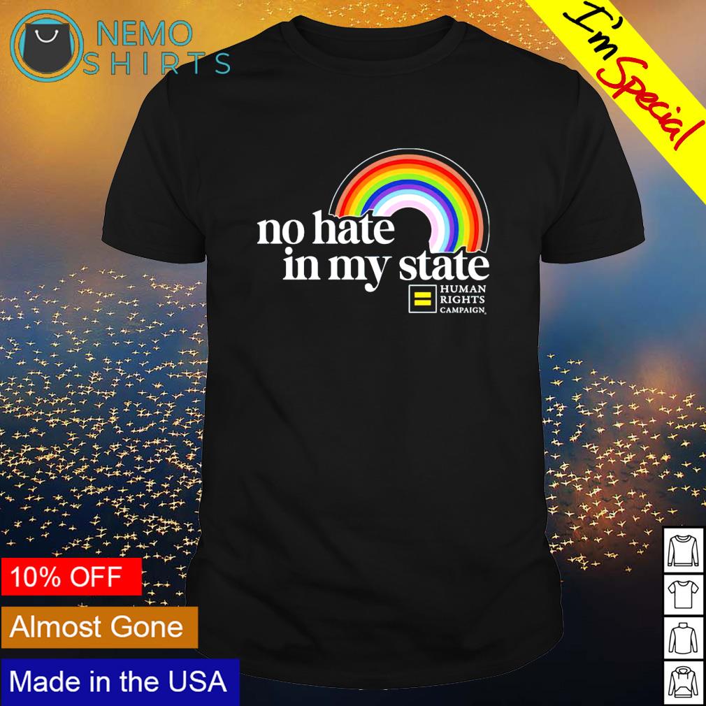Human Right Campaign no hate in my state - Adult & Kids T-Shirts, Sweatshirts & Hoodies product image 1