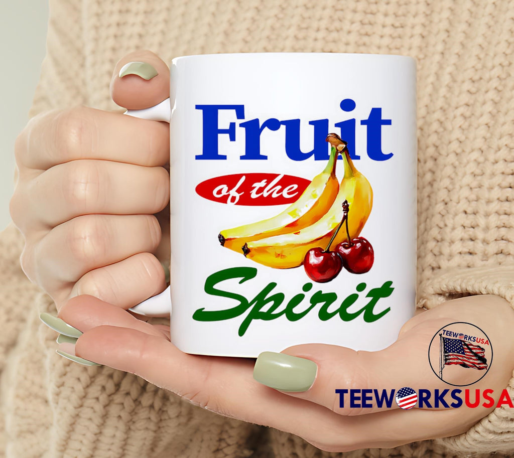 Fruit of the Spirit Banana and Cherry - Adult & Kids T-Shirts, Sweatshirts & Hoodies apparel design preview 6