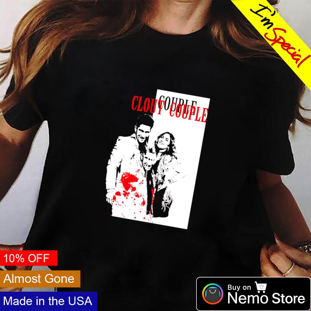 Clout Couple red and white - Adult & Kids T-Shirts, Sweatshirts & Hoodies apparel design preview 2