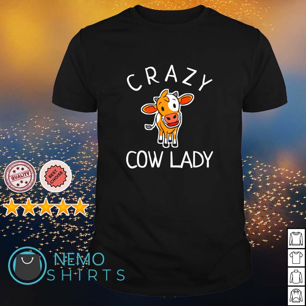 Crazy cow lady - Adult & Kids T-Shirts, Sweatshirts & Hoodies apparel design preview 1