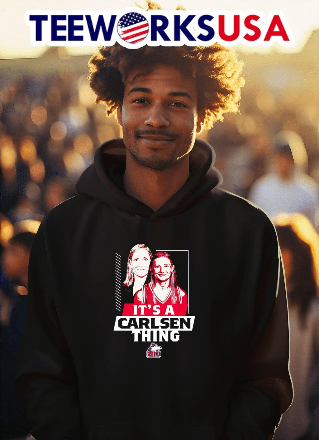 NIU Huskies it's a Carlsen thing - Adult & Kids T-Shirts, Sweatshirts & Hoodies apparel design preview 2